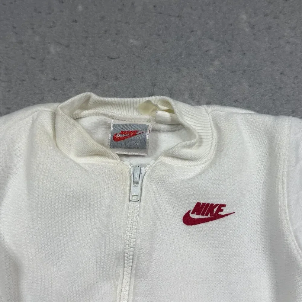 Vintage Nike Jordan Zip Up Sweatshirt Baby Kids 0-3M Y2K Infant Boy